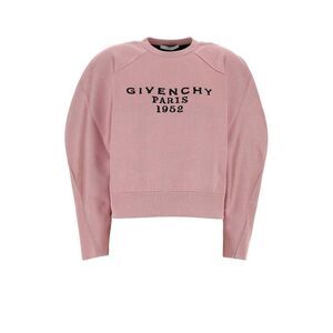 GIVENCHY Logo Detail Cropped Sweatshirt Women PINK Sweaters & Knitwear